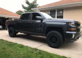 2015 Chevrolet Silverado 1500 with 17x8.5 wheels