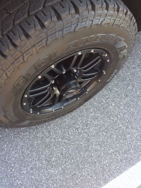 2014 Chevrolet Silverado 1500 with 17x8.5 wheels