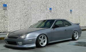 2000 Honda Prelude with 17x9 wheels
