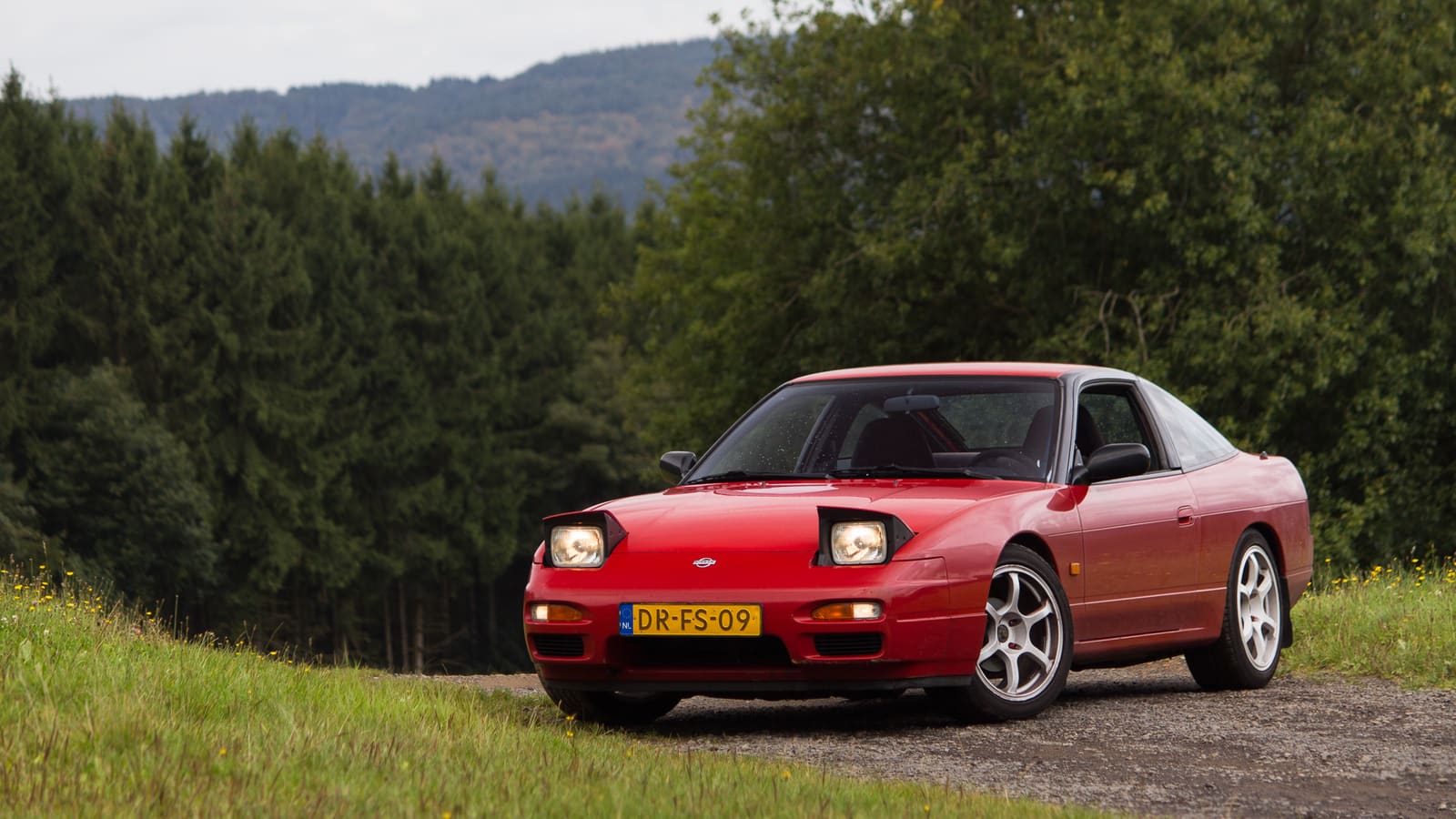1992 Nissan S13 with 17x8 Rota Boost wheels