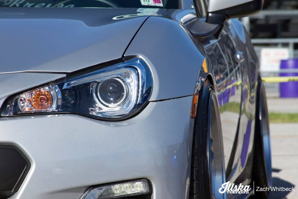 2014 Subaru BRZ with 18x9.5 AME TM02 wheels