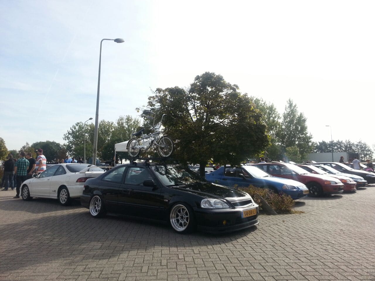 1999 Honda Civic with 16x8 XXR 002 wheels