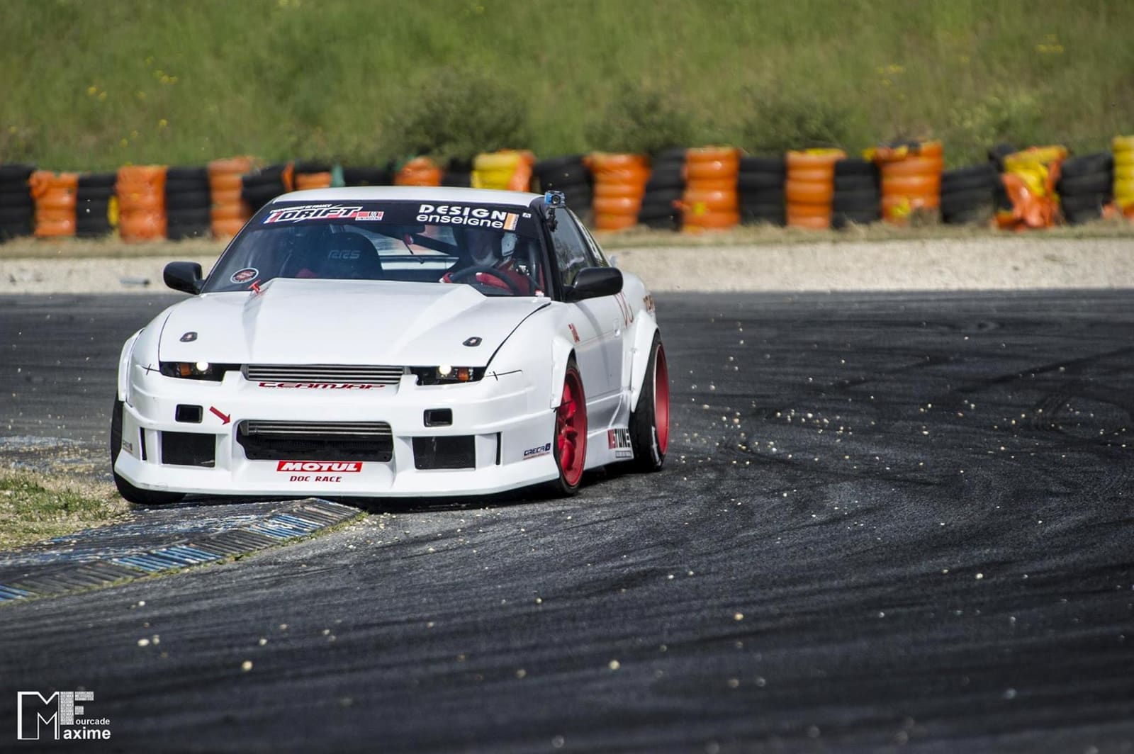 1991 Nissan S13 with 17x7.5 rota RB-R wheels