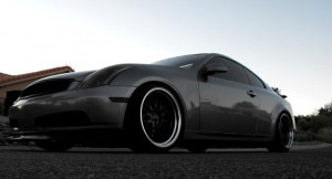 2003 Infiniti G35 with 19x10.5 VarrsToen ES1 wheels