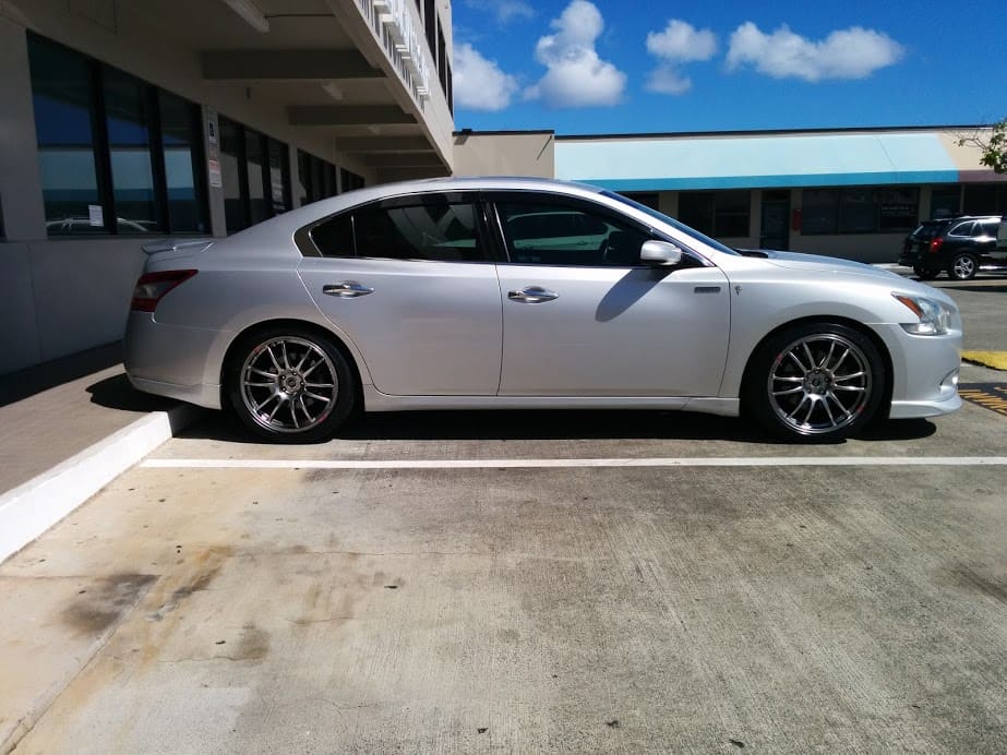 2010 Nissan Maxima with 19x9.5 Enkei GTC01 wheels