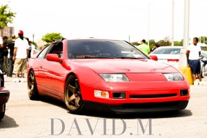 1994 Nissan 300ZX 2-seat with 18x9.5 Rota P45R wheels