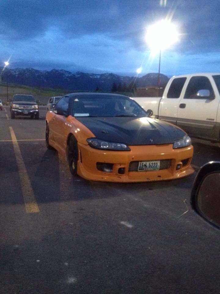1996 Nissan S14 with 18x10 STR STR514 wheels