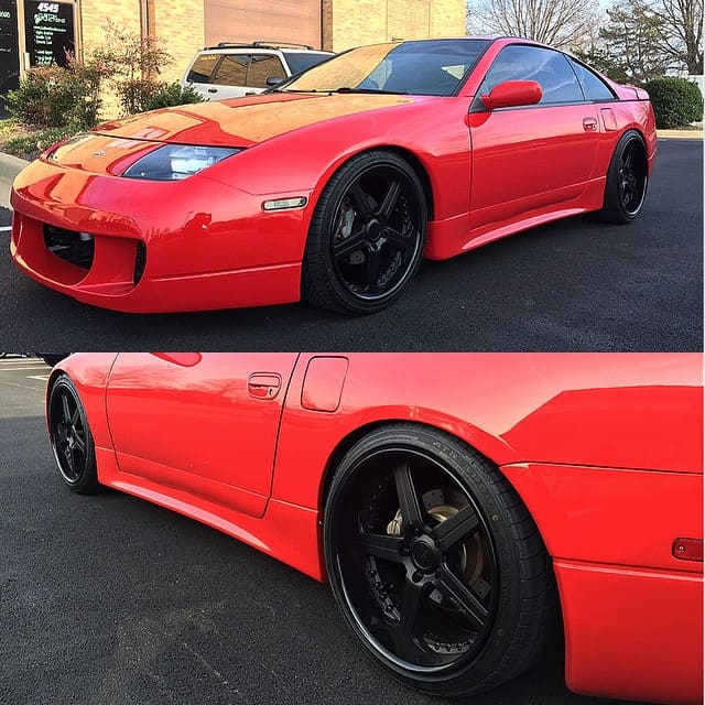1994 Nissan 300ZX 2-seat with 19x9 TrafficstarMaya RT5 wheels