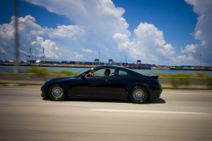 2004 Infiniti G35 with 18x9.5 CCW Classic - Steplip wheels