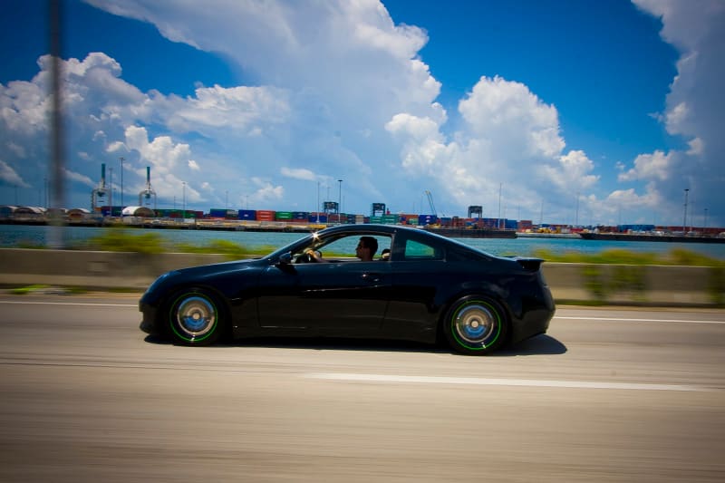 2004 Infiniti G35 with 18x9.5 CCW Classic - Steplip wheels