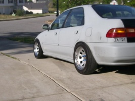 1992 Honda Civic with 15x8 wheels