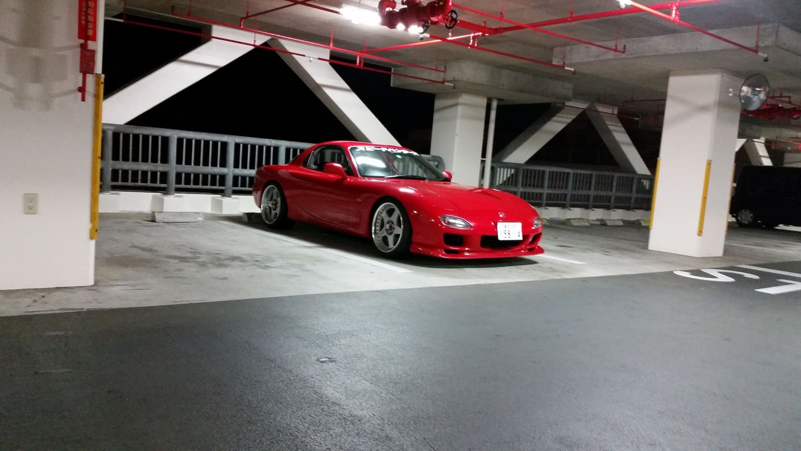 1992 Mazda RX-7 with 18x9.5 SSR wheels