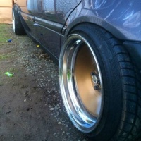 1996 Volkswagen Jetta with 15x8 Diamond Racing wheels