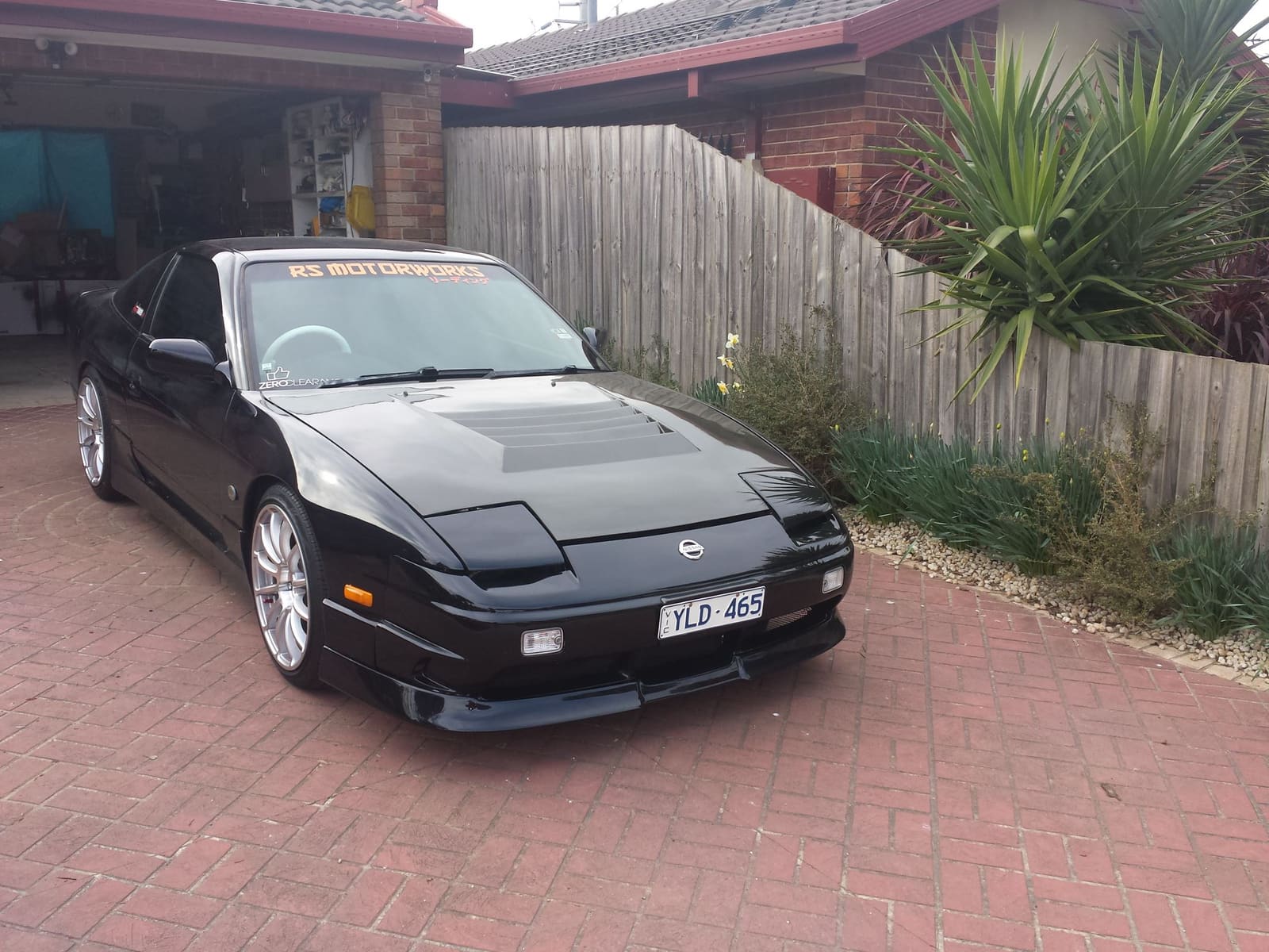 1990 Nissan S13 with 18x8.5 Koya Bathurst SM wheels