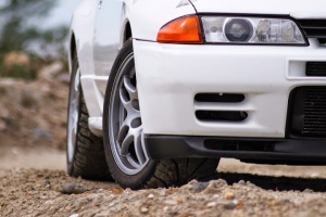 1994 Nissan R31-R34 Skyline GT-R with 17x9 NISSAN BNR33 rims wheels
