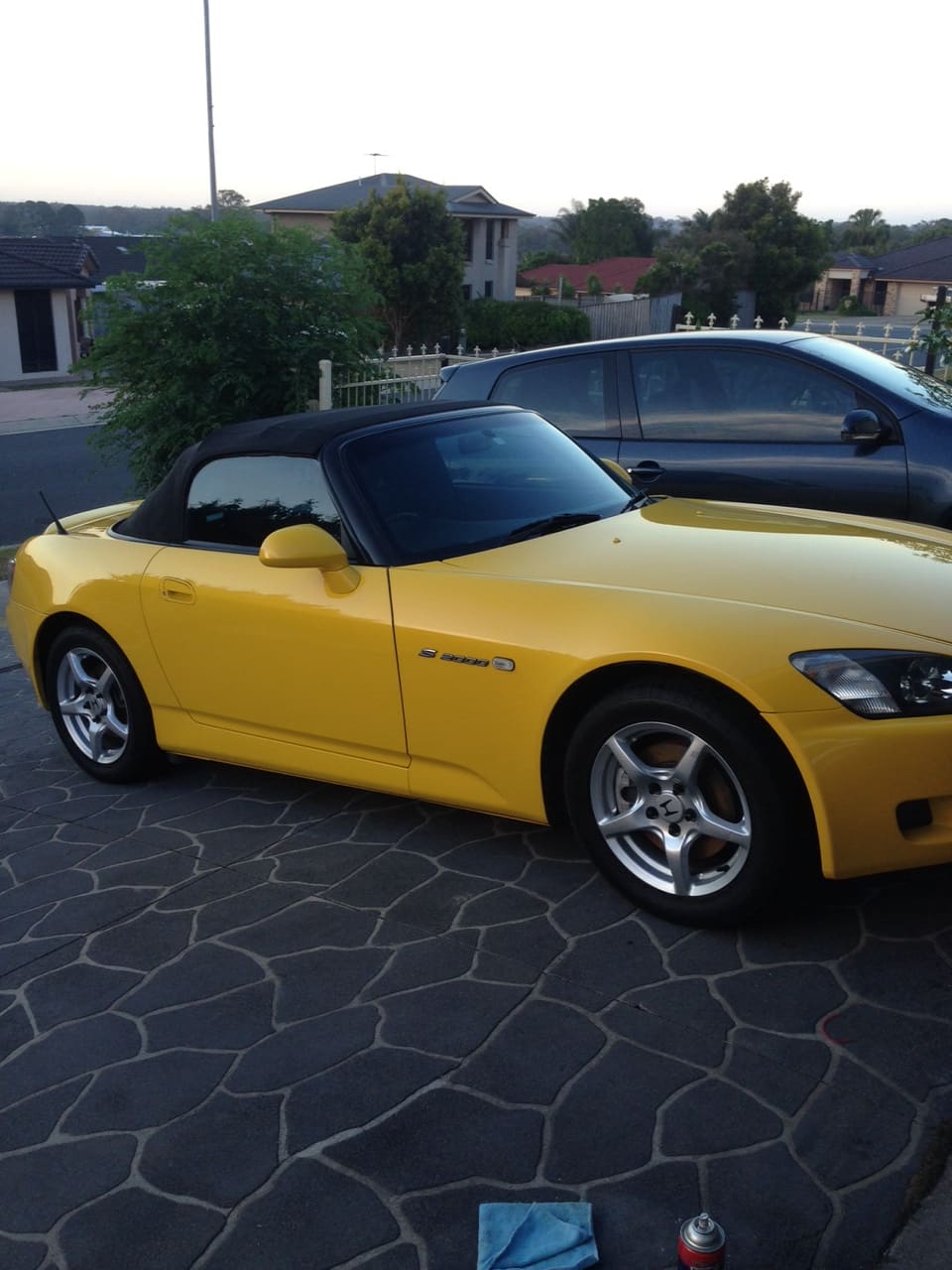 2001 Honda S2000 with 17x7 ssr gtv02 wheels