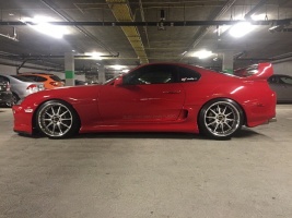 1995 Toyota Supra with 19x9.5 Blitz Technospeed Z1 wheels