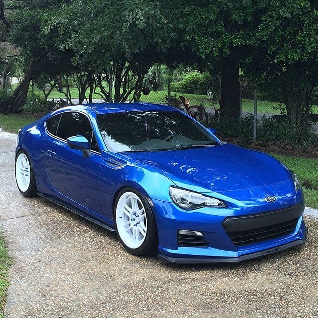 2013 Subaru BRZ with 18x9.5 Enkei RPF-1 wheels