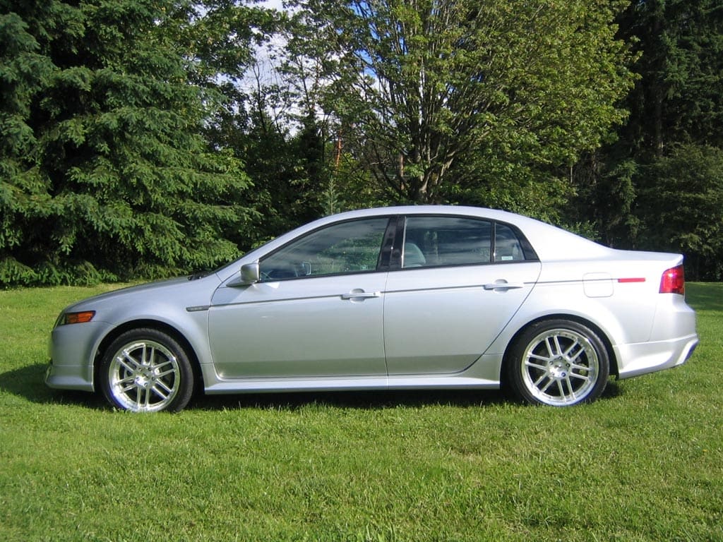 2005 Acura TL with 18x8 TSW Catalunya wheels