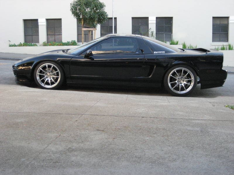 1996 Acura NSX with 17x8 Advan RZ wheels