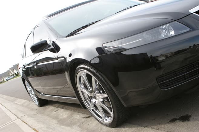 2004 Acura TL with 20x7.5 Konig Prophet wheels