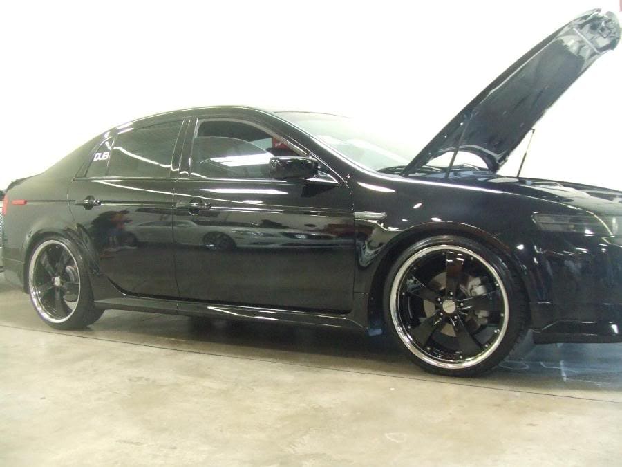 2005 Acura TL with 20x8.5 Zenetti Five wheels