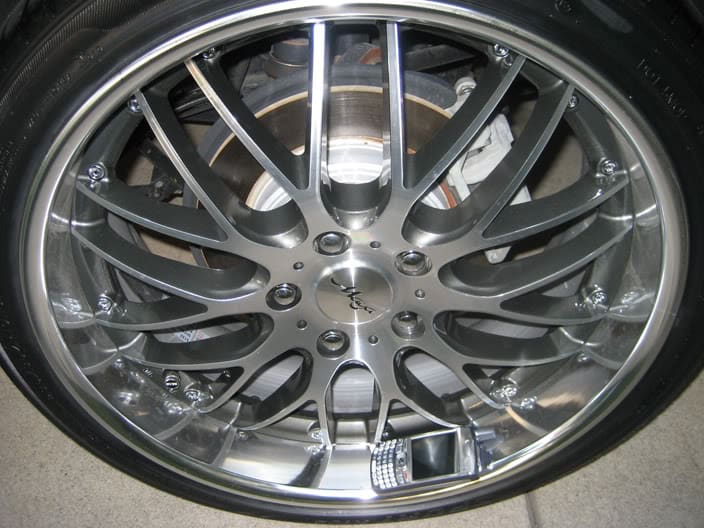 2004 Acura TL with 19x8.5 Maya STM wheels