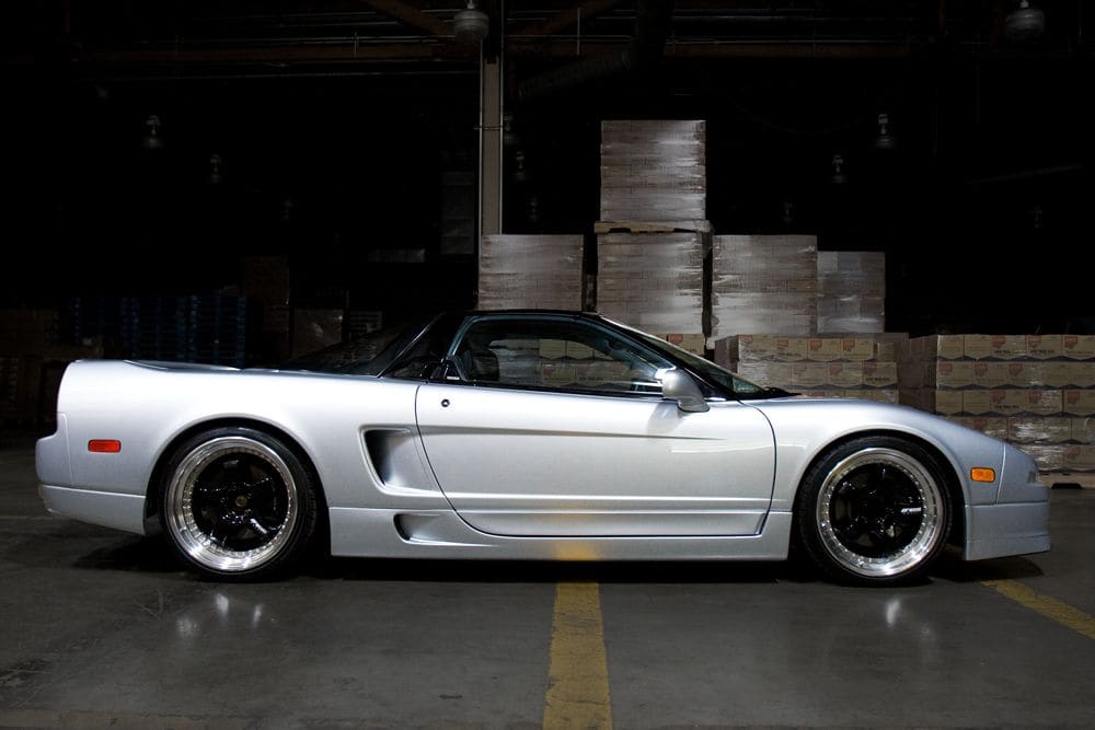 1993 Acura NSX with 18x8 Work Wheels Meister S1 wheels