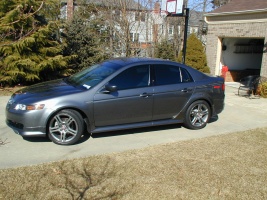 2003 Acura TL with 18x8.5 OEM Enkei wheels