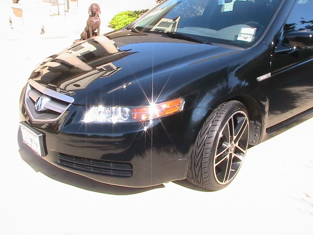 2007 Acura TL with 19x8.5 RonJon Inspyre wheels