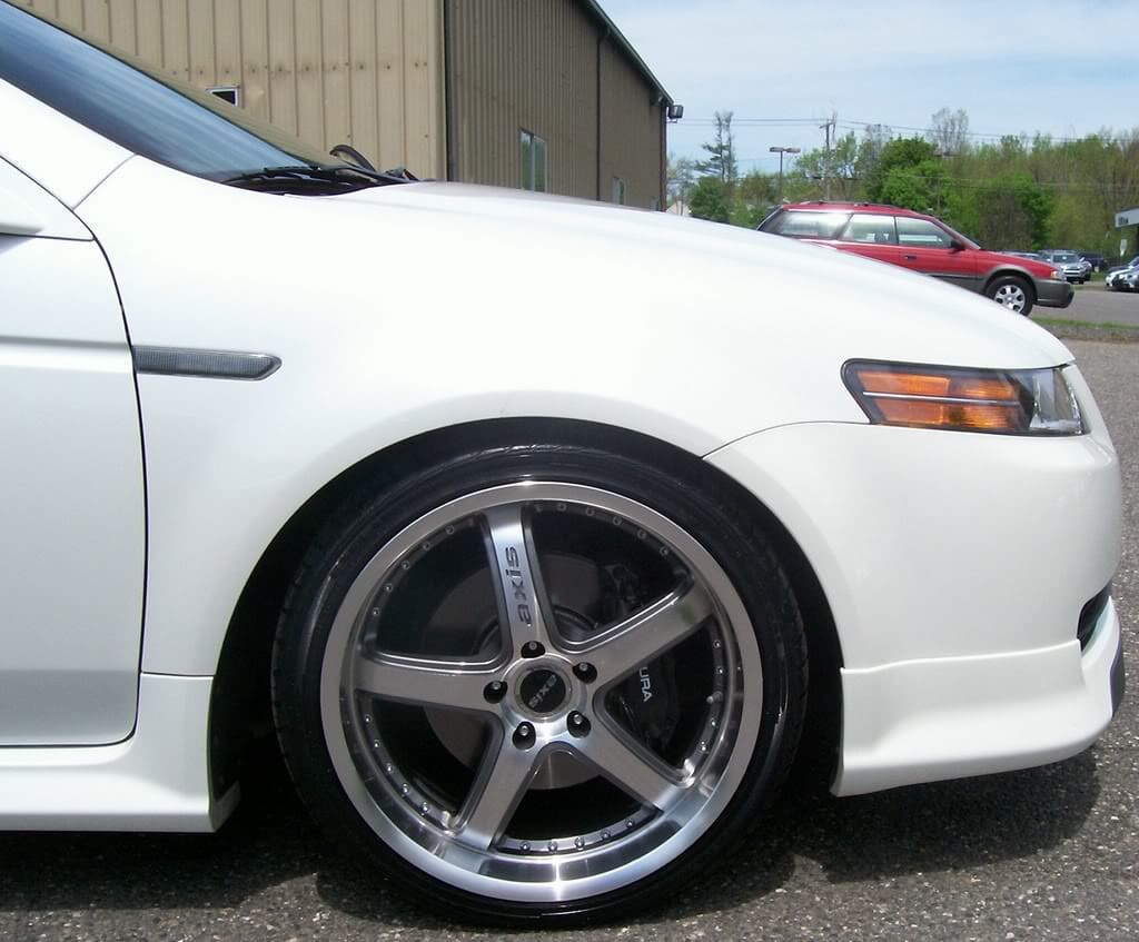 2007 Acura TL with 19x8.5 Axis Shine wheels