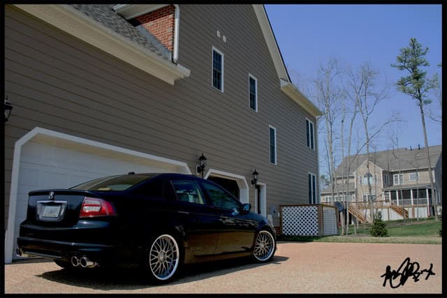 2006 Acura TL with 19x8.5 Axis Penta wheels
