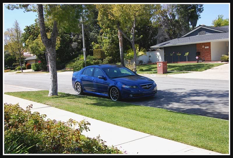 2005 Acura TL with 19x8.5 Blitz Technospeed Z1 wheels