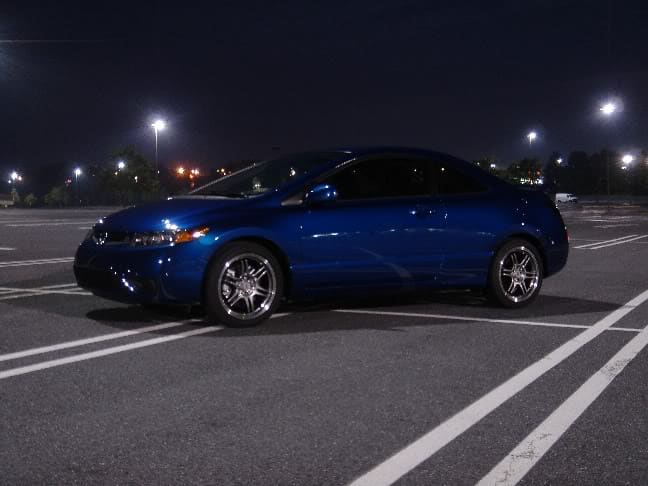 2006 Honda Civic with 17x7 Enkei EVO 6 wheels
