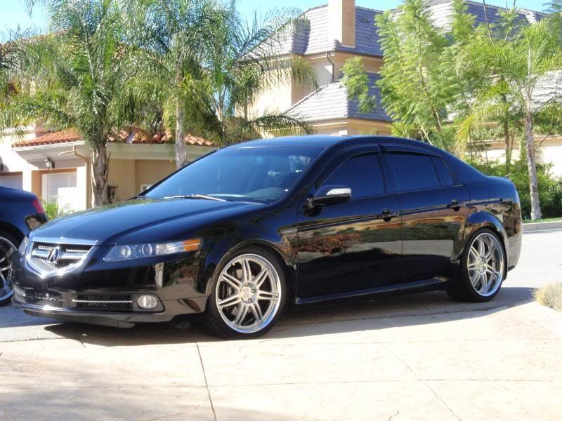 2004 Acura TL with 19x8.5 Work Varianza T1s wheels