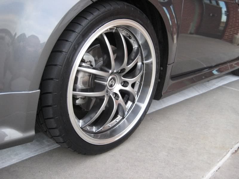 2008 Acura TL with 19x8.5 Stern ST-1 wheels