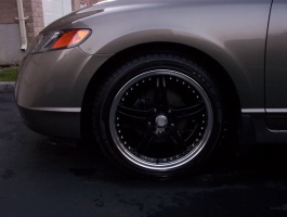 2006 Honda Civic with ADR Battle wheels