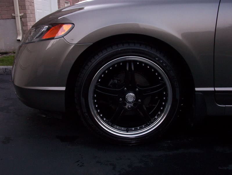 2006 Honda Civic with ADR Battle wheels