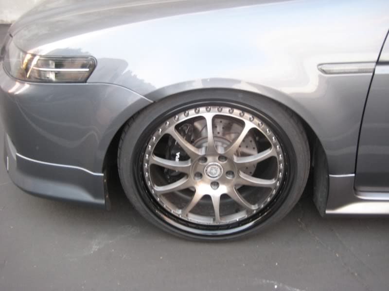 2008 Acura TL with 19x9 HRE 543R wheels