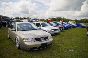 2000 Audi A6 with 18x9 Bentley Continental GT wheels