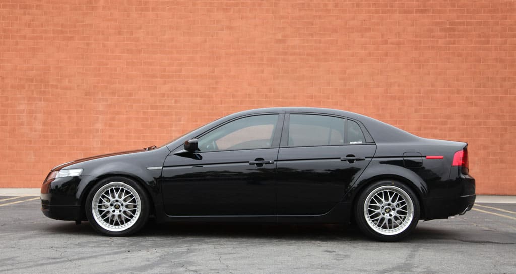 2005 Acura TL with 18x8 Work VS-XX wheels