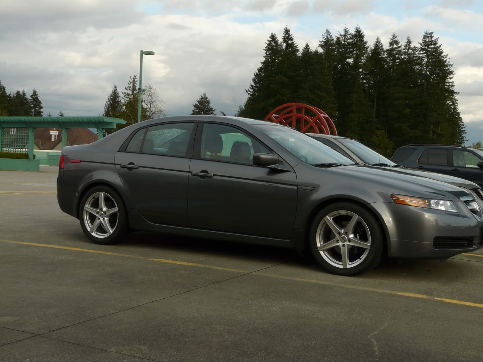 2008 Acura TL with 18x8 Ronal R41 wheels