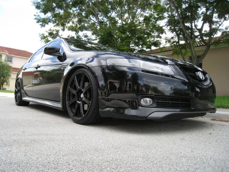 2008 Acura TL with 19x9 Work Emotion XC8 wheels