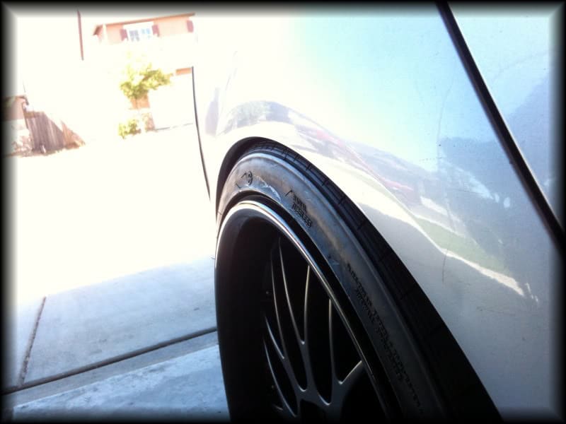 2007 Acura TL with 19x8 Algernon Intelesse wheels