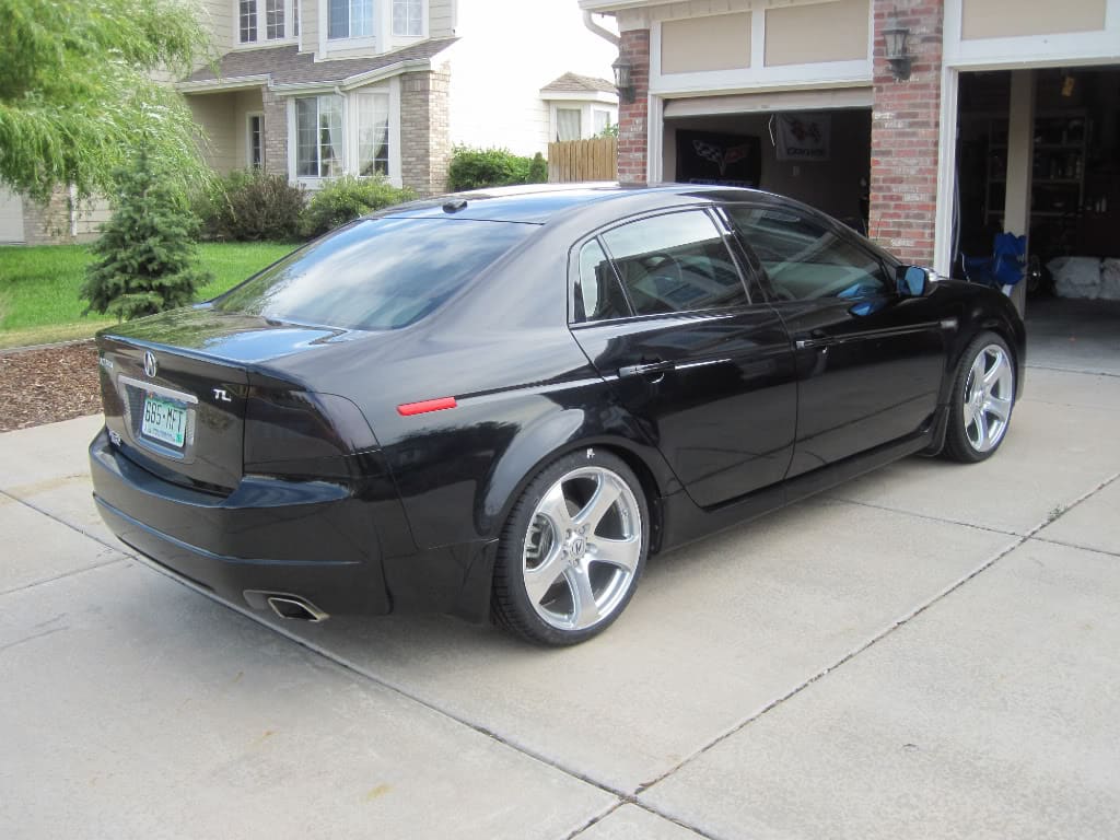 2008 Acura TL with 19x8.5 MRR HR2 wheels