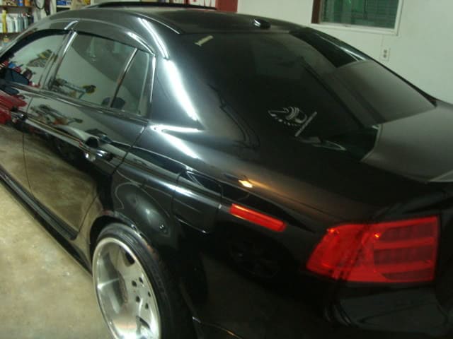 2008 Acura TL with 18x10 SSR Vienna wheels