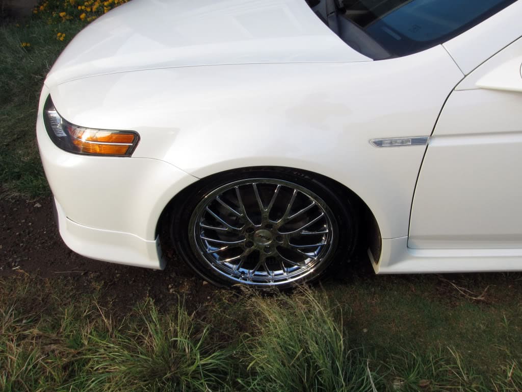 2008 Acura TL with 18x8 TSW Snetterton wheels