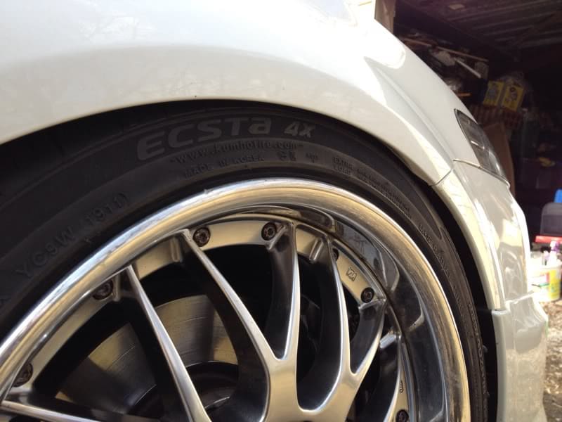 2004 Acura TL with 18x8 Work Termist TM1 wheels