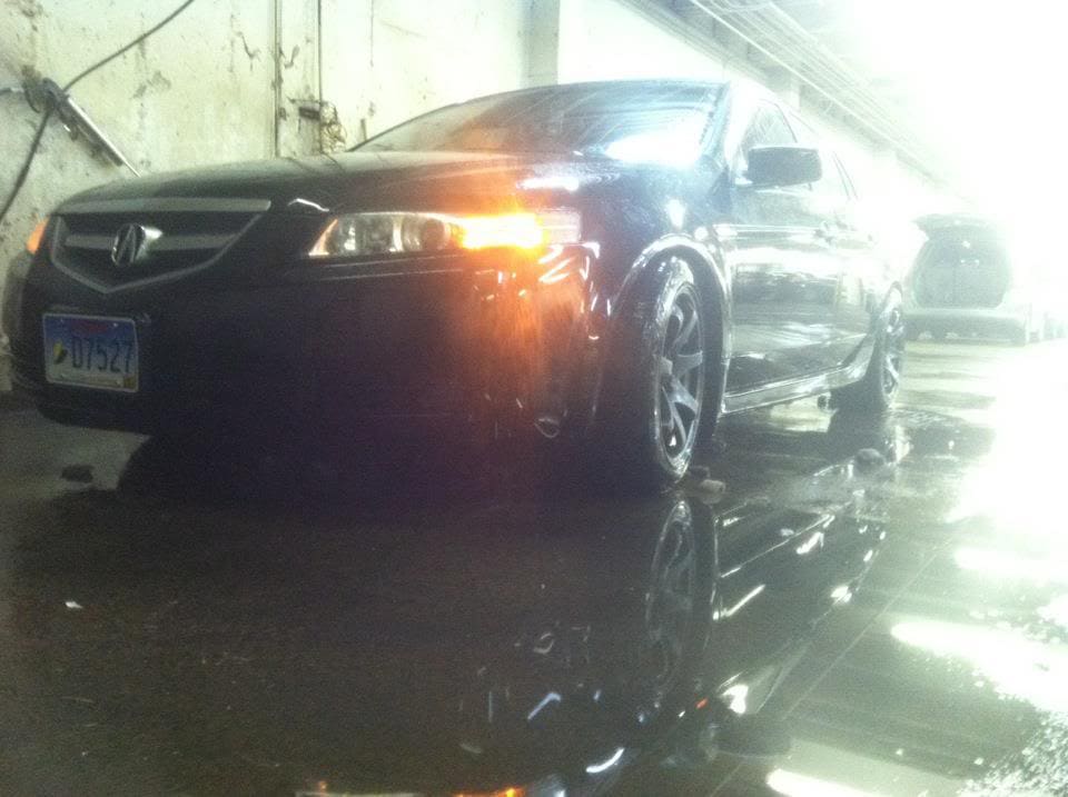 2008 Acura TL with 17x9 XXR 522 wheels
