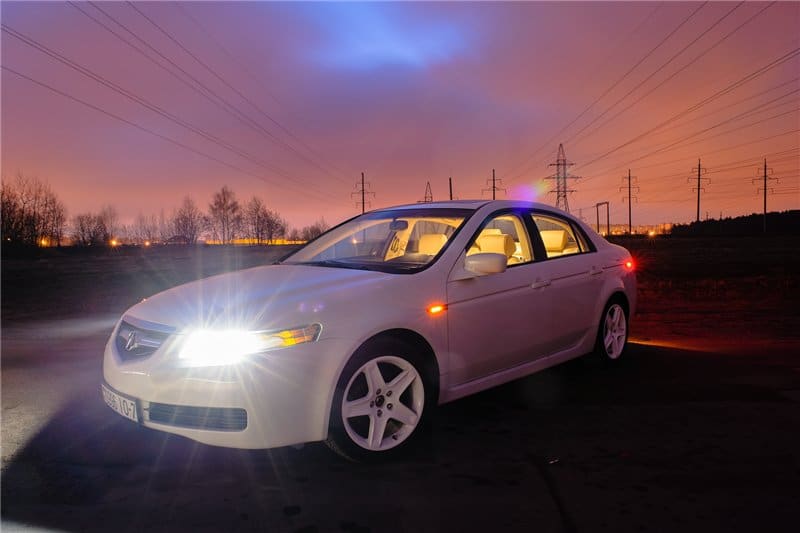 2008 Acura TL with 17x8 OEM Enkei wheels